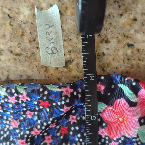 VTG 70's Maxi Dress Size 14 Psychedelic Floral Pattern - Picture 15 of 16